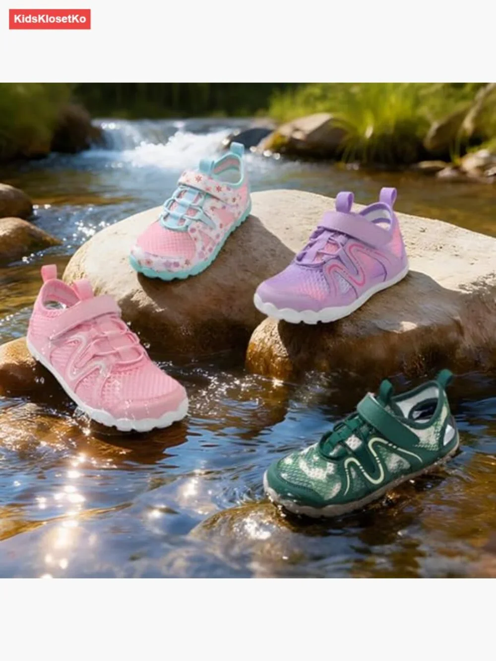 Kids Barefoot Water Sandals Non-Slip Beach Hiking Shoes Toddler